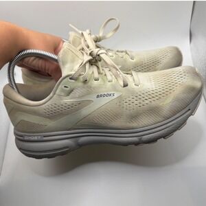 Brooks Ghost 15 Off White Running Shoes Sz Women's 10 B‎ Medium